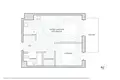 Mieszkanie 2 pokoi 43 m² Warszawa, Polska