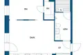 1 bedroom apartment 45 m² Oulu sub-region, Finland