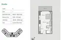 1 room apartment 41 m² Dubai, United Arab Emirates