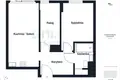 Appartement 3 chambres 47 m² en Varsovie, Pologne