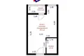 Wohnung 1 zimmer 30 m² Minsk, Belarus