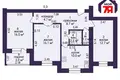 Appartement 3 chambres 75 m² Barawliany, Bélarus