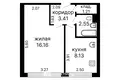 Mieszkanie 1 pokój 31 m² Mińsk, Białoruś