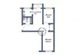3 room apartment 57 m² Baranavichy, Belarus