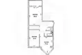 Wohnung 2 zimmer 68 m² Muchaviecki sielski Saviet, Belarus