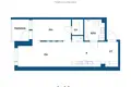 Квартира 2 комнаты 43 м² Oulu sub region, Финляндия