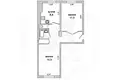Apartamento 2 habitaciones 58 m² Brest, Belarús