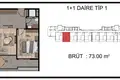 Wohnung 2 zimmer 75 m² Mezitli, Türkei