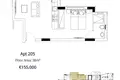 Квартира 1 спальня 38 м² Колосси, Кипр