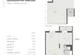 1 room apartment 58 m² Kopishche, Belarus