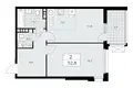 Квартира 2 комнаты 53 м² район Коммунарка, Россия