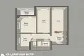 Квартира 3 комнаты 74 м² Минск, Беларусь