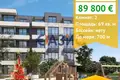 Mieszkanie 2 pokoi 69 m² Rawda, Bułgaria