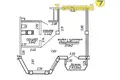 Wohnung 1 zimmer 44 m² Minsk, Belarus
