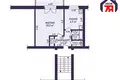 1 room apartment 36 m² Hresk, Belarus