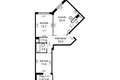 Wohnung 3 zimmer 61 m² Minsk, Belarus