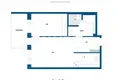 Mieszkanie 2 pokoi 46 m² Rovaniemi sub region, Finlandia