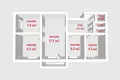 Appartement 4 chambres 59 m² Minsk, Bélarus