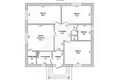 Casa 100 m² Vidamlianski sielski Saviet, Belarús