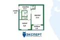 Квартира 1 комната 40 м² Энергетиков, Беларусь