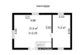 4 room house 72 m² Miazanski sielski Saviet, Belarus