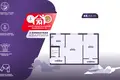 Квартира 2 комнаты 44 м² Солигорск, Беларусь