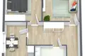 Mieszkanie 2 pokoi 52 m² Pyktiske, Litwa