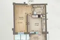 1 room apartment 42 m² Kopishche, Belarus