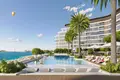 Complexe résidentiel New Selene Beach Residences with a lagoon, a swimming pool and parks, Al Seanneeah, Dubai, UAE