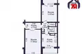 Mieszkanie 2 pokoi 54 m² Mińsk, Białoruś