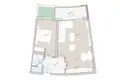 1 room apartment 60 m² Boreti, Montenegro