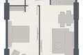 1 bedroom apartment 58 m² Batumi, Georgia