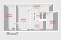 Квартира 3 комнаты 59 м² Минск, Беларусь