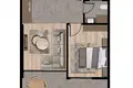 Mieszkanie 2 pokoi 70 m² Akdeniz, Turcja