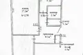 Wohnung 2 zimmer 47 m² Retschyza, Belarus