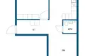 Apartamento 2 habitaciones 59 m² Kouvola sub region, Finlandia
