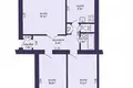 Квартира 3 комнаты 82 м² Минск, Беларусь