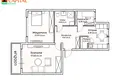 2 room apartment 57 m² Kaunas, Lithuania