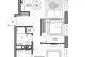 3 room apartment 59 m² Minsk, Belarus