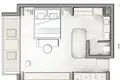 Wohnung 1 Schlafzimmer 38 m² Ban Bang Thao, Thailand