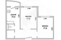 Квартира 2 комнаты 59 м² Мухавецкий сельский Совет, Беларусь