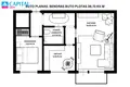 2 room apartment 37 m² Vilnius, Lithuania