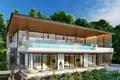 Complexe résidentiel Complex of villas with swimming pools and panoramic views close to beaches, Chalong, Phuket, Thailand