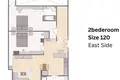 Condo 2 pokoi 120 m² w Sangkat Boeng Keng Kang Ti Muoy, Kambodża