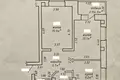 Apartamento 2 habitaciones 53 m² Muchaviecki sielski Saviet, Belarús