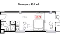 Studio apartment 1 bedroom 42 m² Batumi, Georgia