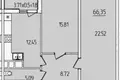 2 room apartment 67 m² Odesa, Ukraine