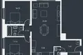 Квартира 3 комнаты 85 м² Рига, Латвия