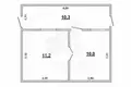 House 32 m² Muchaviecki sielski Saviet, Belarus