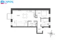 Mieszkanie 3 pokoi 71 m² Wilno, Litwa